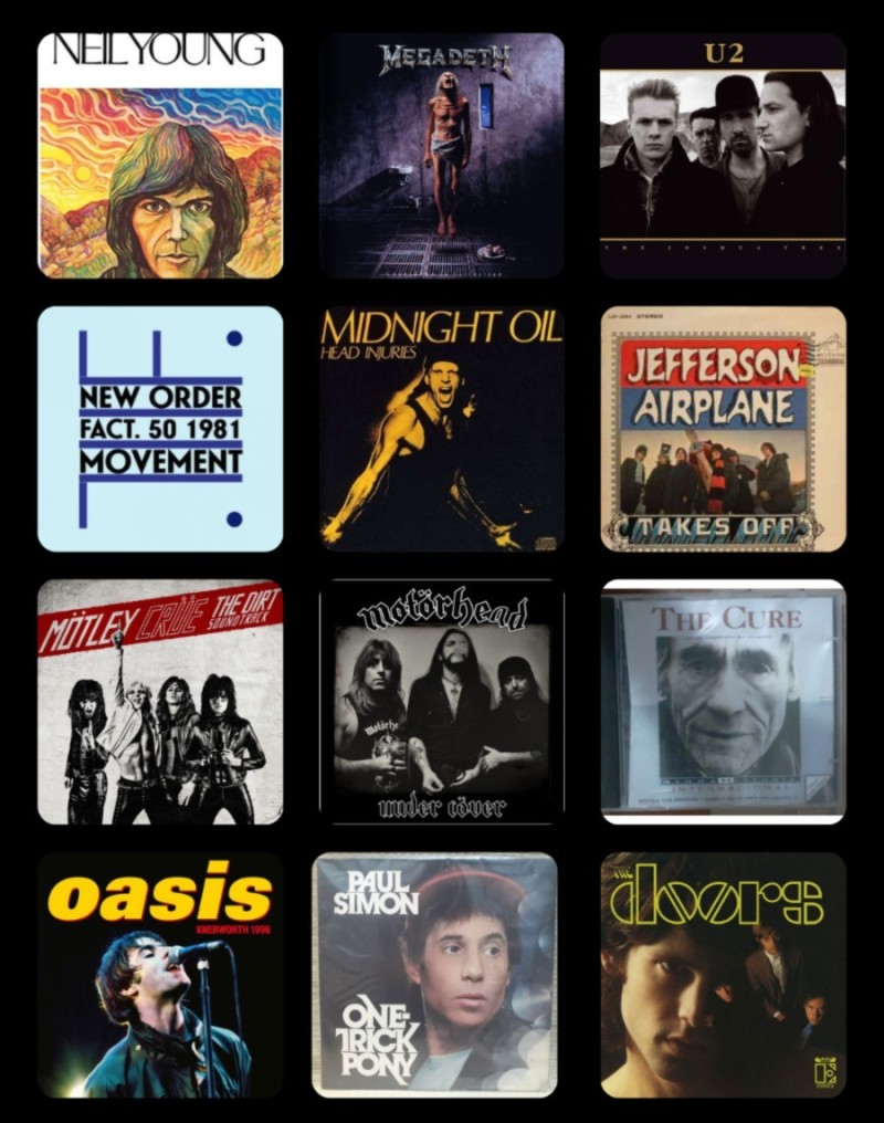 Capas de Albuns Rock